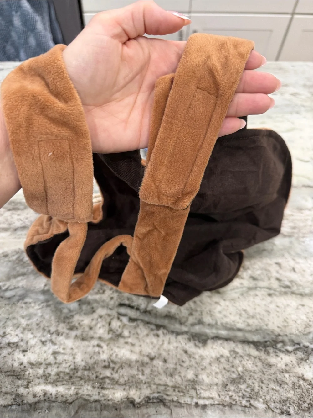 Hysterical dog costume cowboy size xl